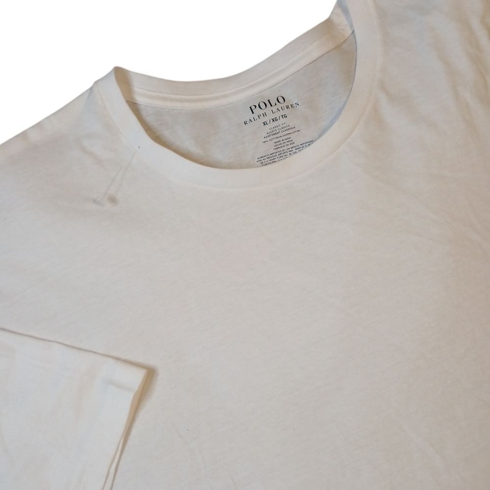 Polo Ralph Lauren (2) Classic Crewneck‎ White/NWOT Xlarge